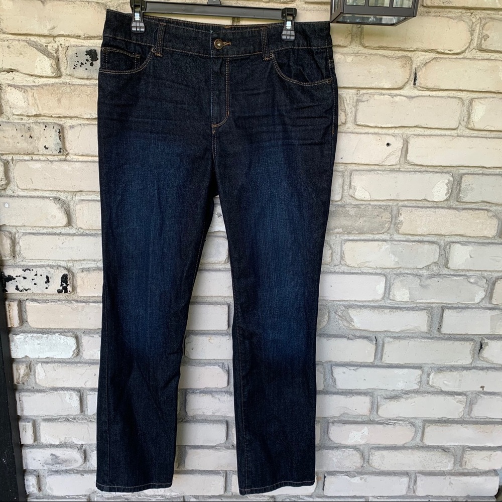Chico’s platinum denim jeans